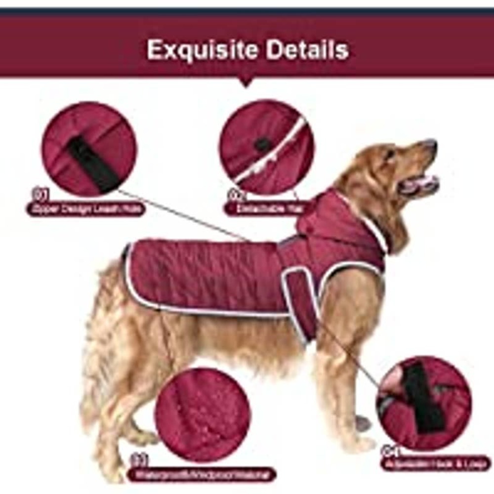 EMUST Winter Dog Jacket Size Large - Picture 3 of 5